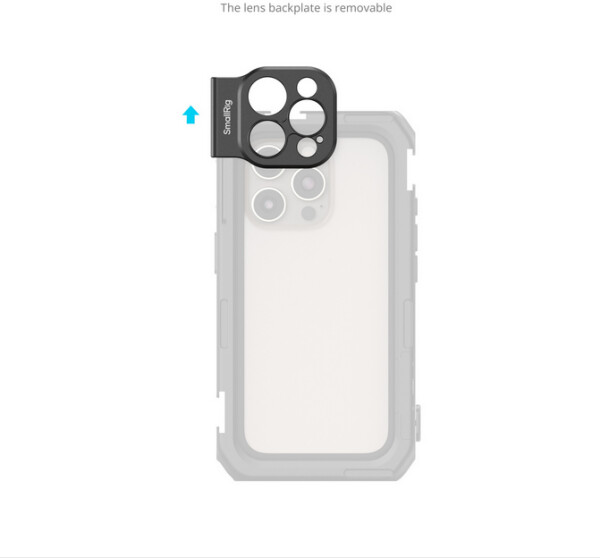 SmallRig 5009 17 mm Threaded Lens Backplate für iPhone 16 Series Cage Video Zubehör Schwarz, Bild 2