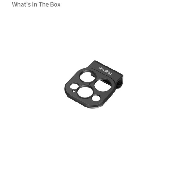 SmallRig 5009 17 mm Threaded Lens Backplate für iPhone 16 Series Cage Video Zubehör Schwarz, Bild 3