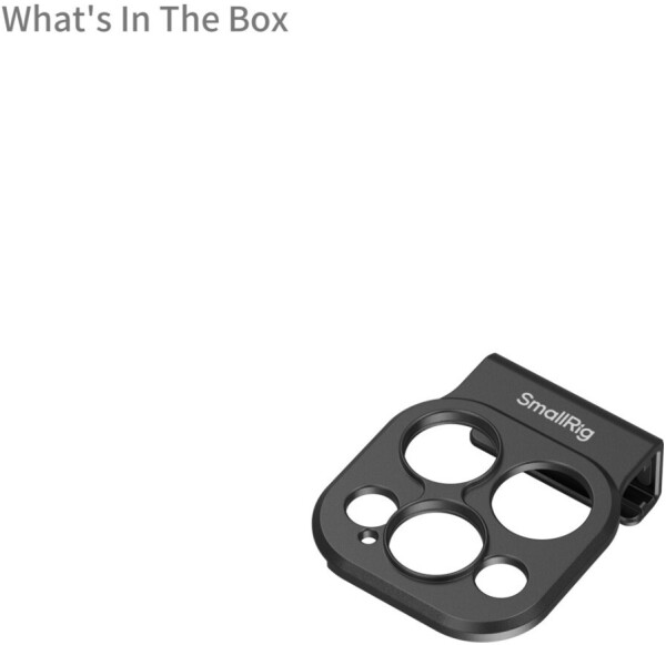 SmallRig 5009 17 mm Threaded Lens Backplate für iPhone 16 Series Cage Video Zubehör Schwarz, Bild 7