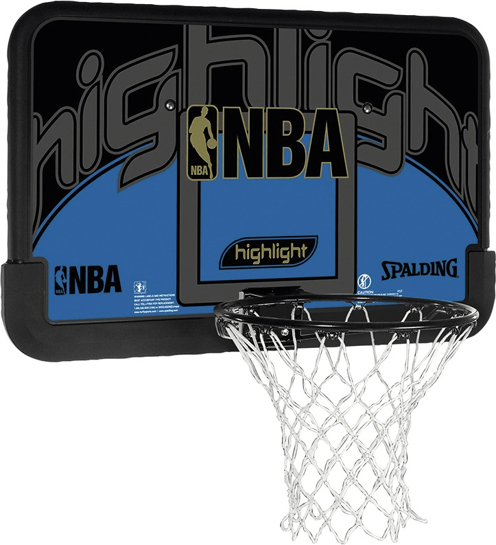 Spalding NBA Highlight Backboard black/blue