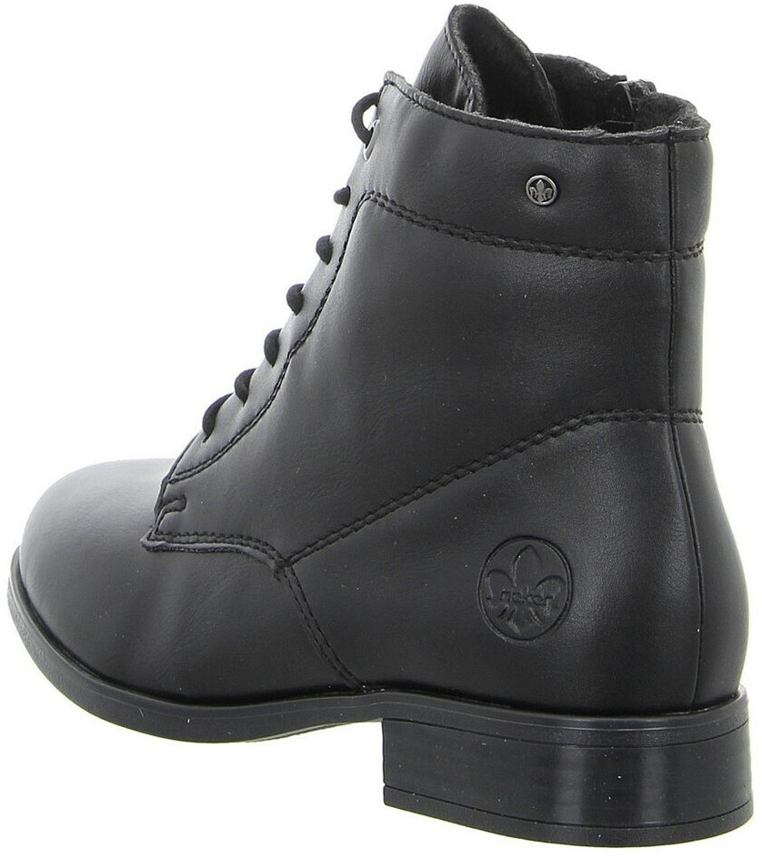 Rieker 77030 Stivali Donna Con Lacci - Nero, Comfort E Stile Autunno Inverno
