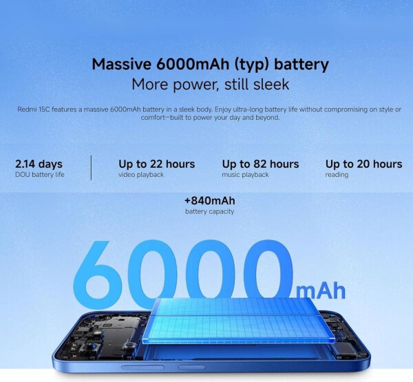 Xiaomi Redmi 15C 4G 128GB Midnight Black, Bild 17