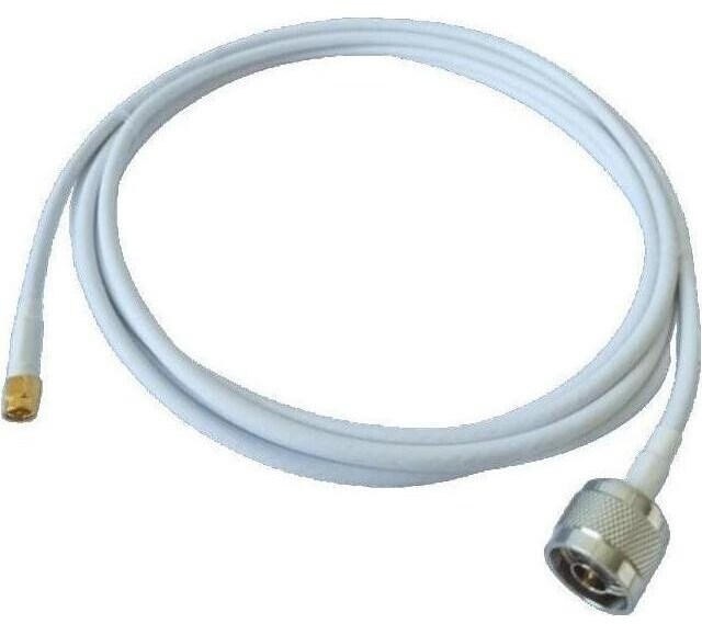 Poynting · Antennen Zubehör · Kabel · A-CAB-147 · 3m HDF195 · N (M) zu SMA (M) · white · Nickel beschichtet