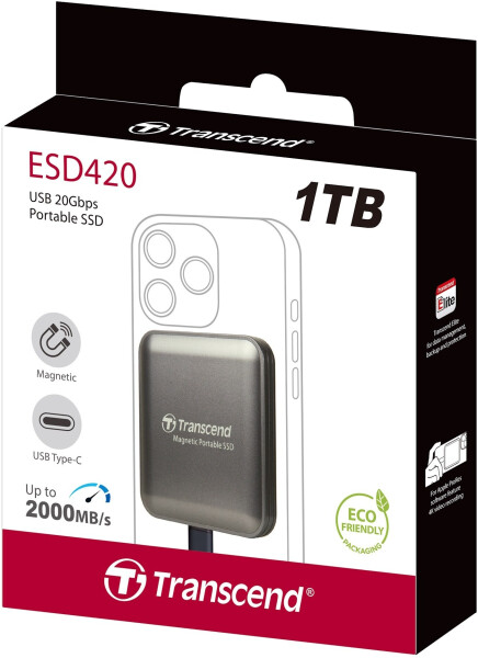 Transcend ESD420 1TB grau, Bild 6