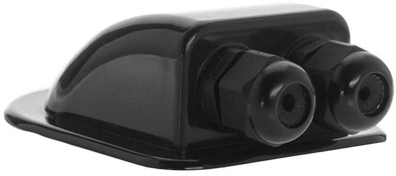 Offgridtec Double roof feed-through black for cable diameters 3-12 mm (6415)