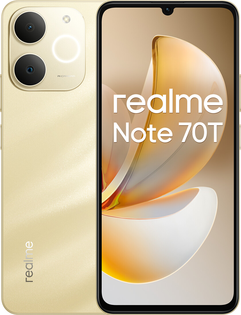 Realme Note 70T 256GB Gold ab 108,20 € | Preisvergleich bei