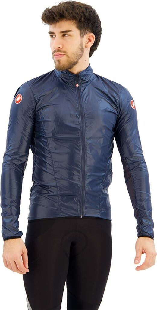 Castelli Aria Shell Fahrradjacke blau schwarz