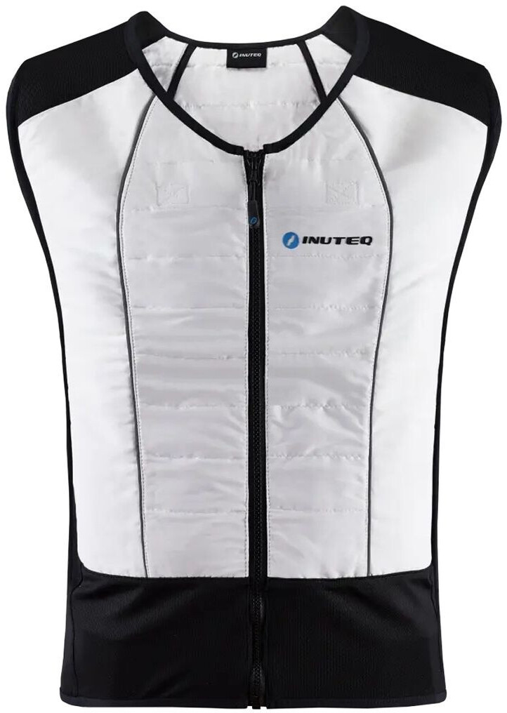 Inuteq Bodycool Hybrid 2in1 Kühl-Weste weiß schwarz