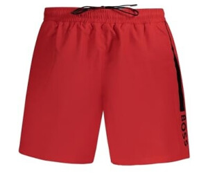 HUGO BOSS Herren Dolphin Badehose – Klassisches Logo-Design, Schnell Trocknend, Elastischer Bund