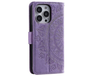 BRAND SET Custodia per Nokia X10/Nokia X20 Cover Portafoglio Retro Flowers Design Pattern Cover Pelle Flip Wallet Case Cover Protettiva per Nokia X10/Nokia X20-Viola
