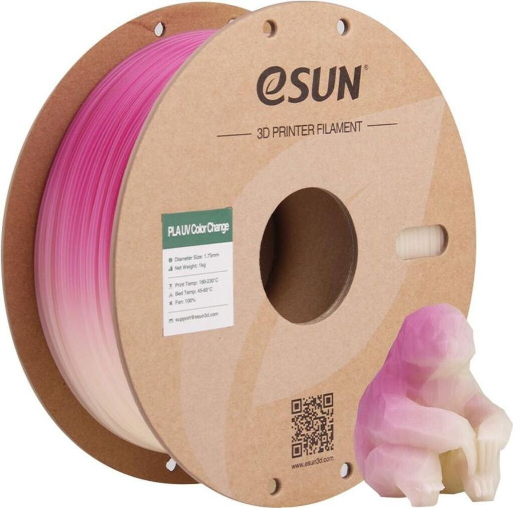 eSun3D PLA-UV Color Change Fuchsia - 1,75 mm / 1000 g (PLA-UV-CC175UV-F1P1)