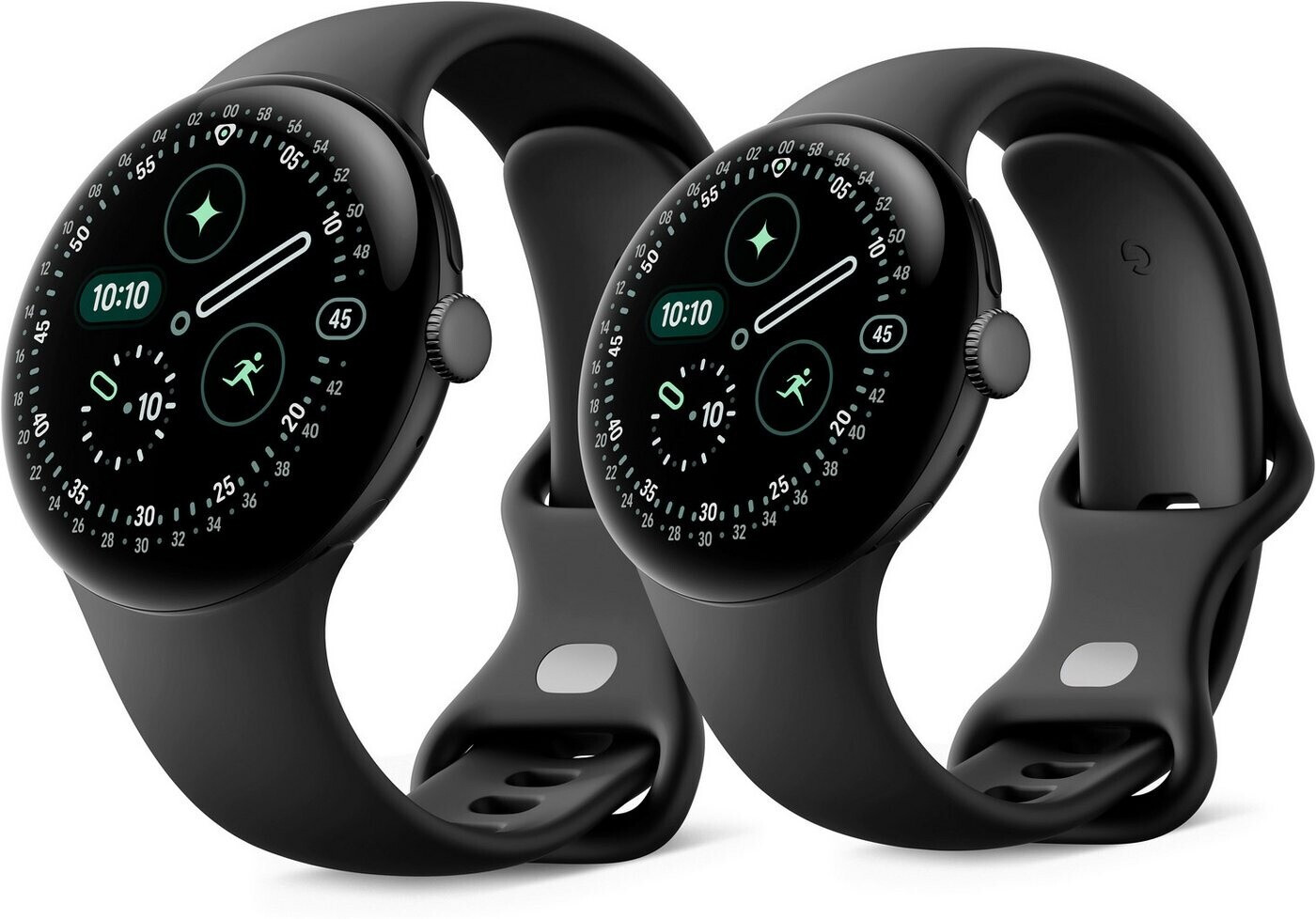 Google Google Pixel Watch 4 41mm Bluetooth Matte Black/Obsidian - side view