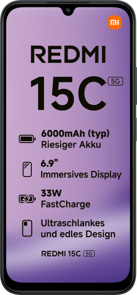 Xiaomi Redmi 15C 5G 128GB Midnight Black, Bild 2