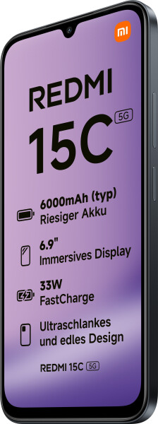 Xiaomi Redmi 15C 5G 128GB Midnight Black, Bild 11