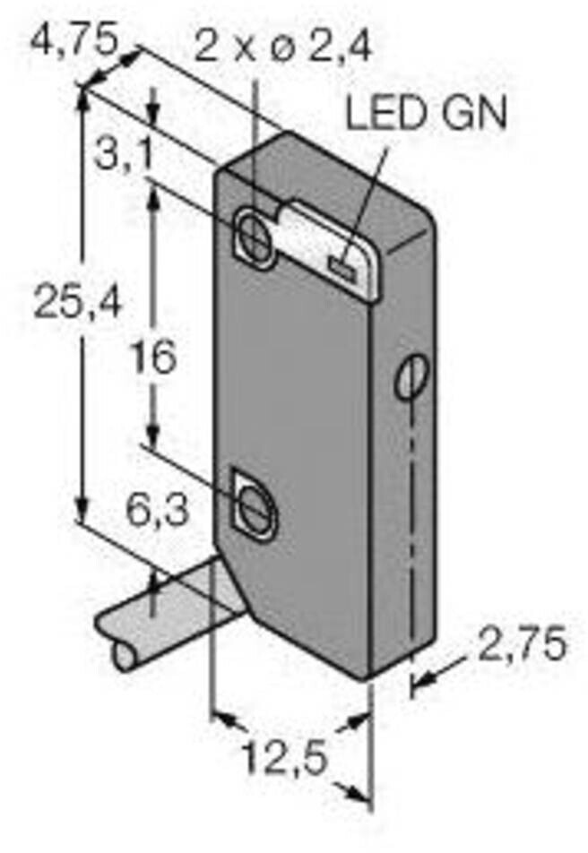 Turck Einweg- VS4EV 3069422 1St.