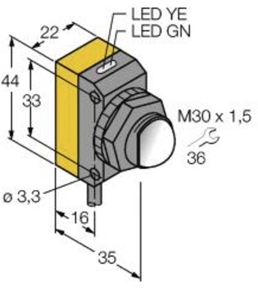 Turck Einweg- QS30RRX 3071740 1St.