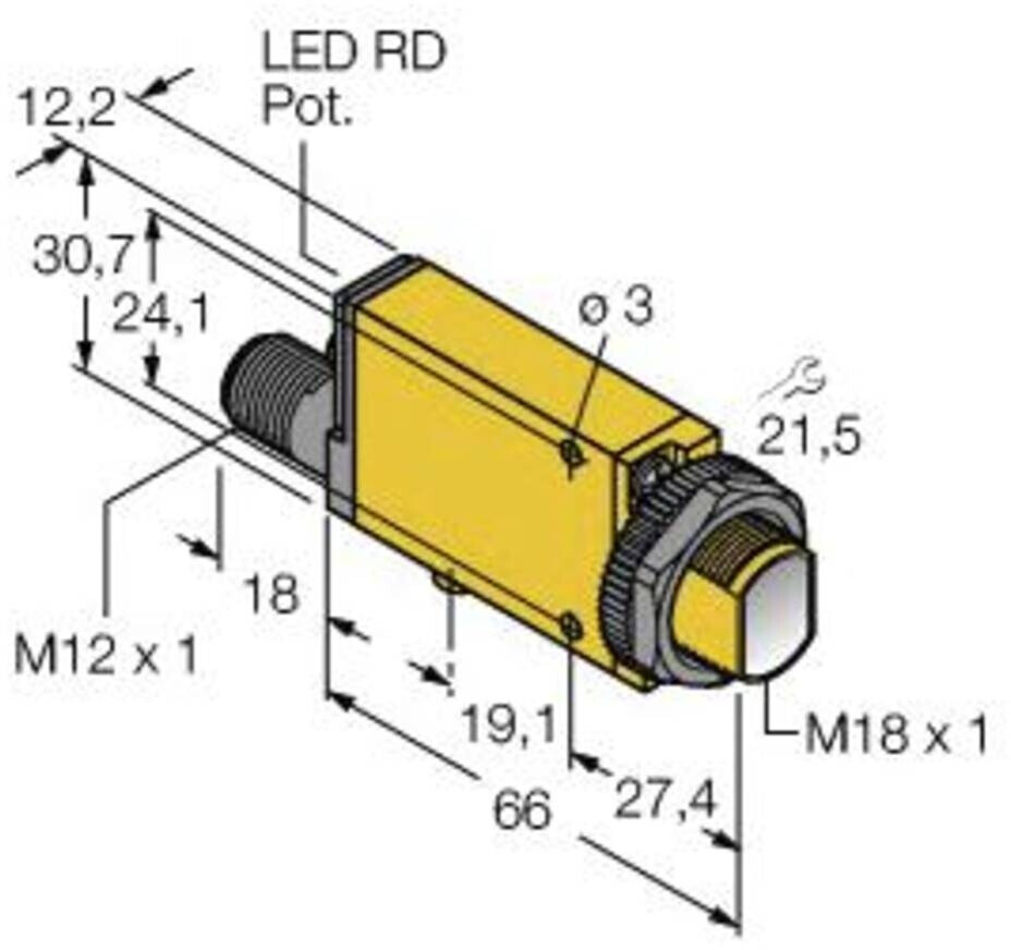Turck Einweg- MIAD9RQ 3040146 1St.