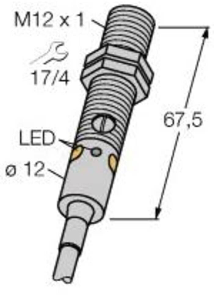 Turck Einweg- M12NR W/30 3077211 1St.