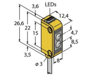 Turck Reflexions- Q12AB6LP 3072128 1St.