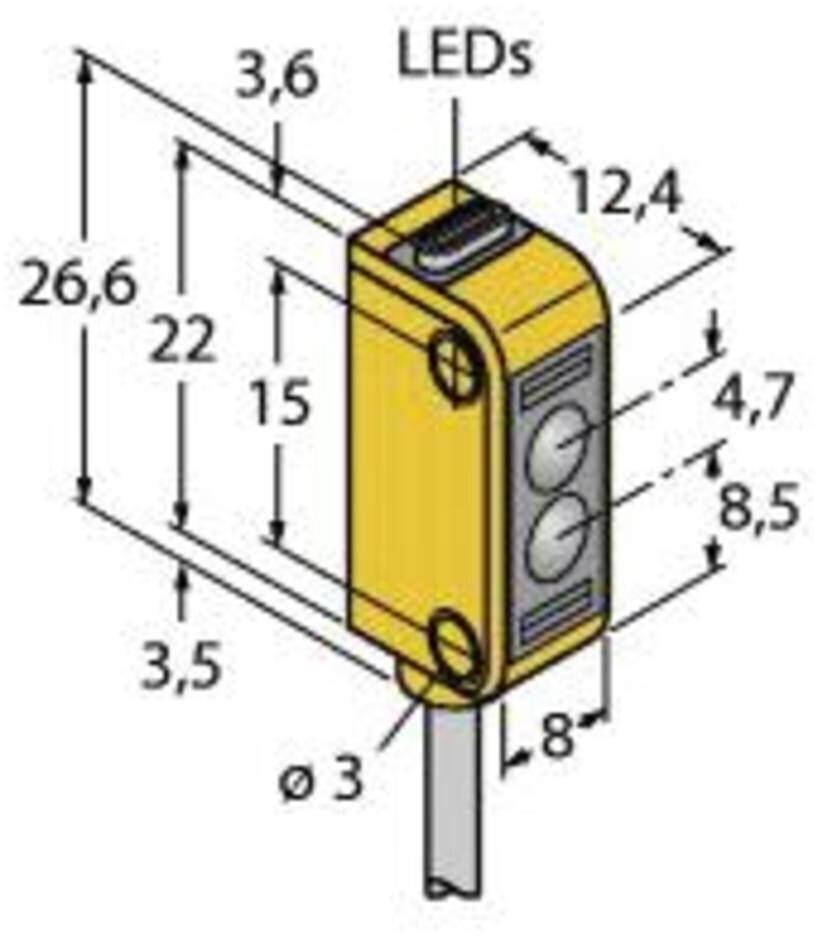 Turck Reflexions- Q12AB6LP 3072128 1St.