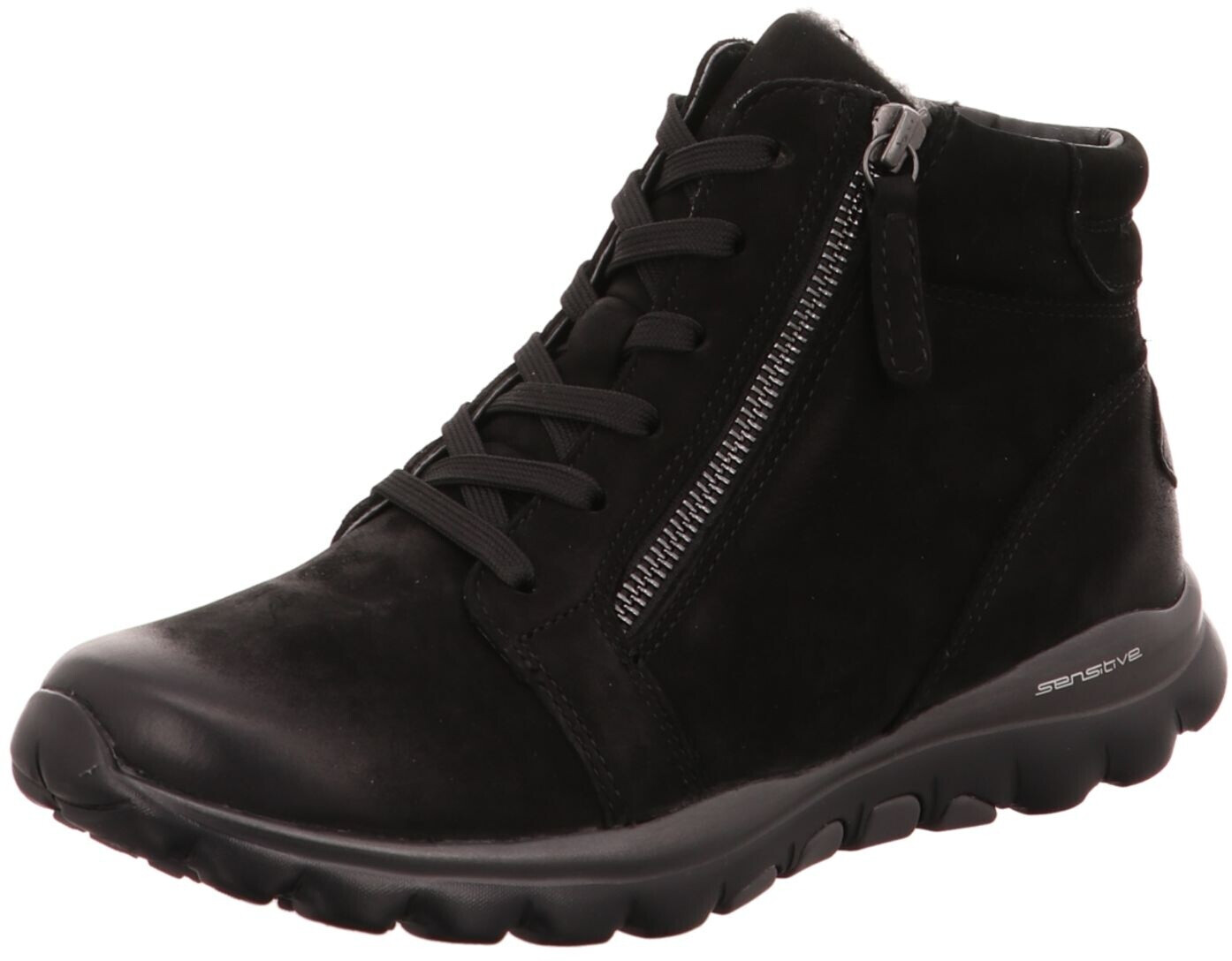 Gabor Rollingsoft Sneakers met gepolsterde schaprand vrijetijdsschoen halve schoen veterschoen