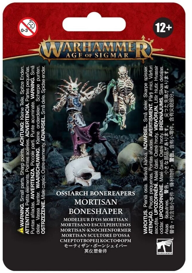 Warhammer Age Of Sigmar - Ossiarch Bonereapers Mortisan Soulmason Miniature, Plastic Multipart Model