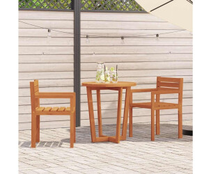 vidaXL Garden Chairs 2 pcs. 50x53x80 cm Solid Wood Acacia (4108138)