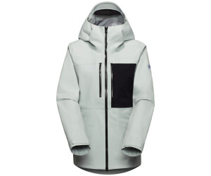 Mammut Stoney Hardshell Hooded Jacket Damen silber schwarz