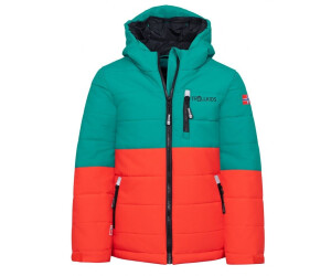Trollkids Hemsedal Snow Jacket XT bunt cinnamon mystic-blue steel-blue