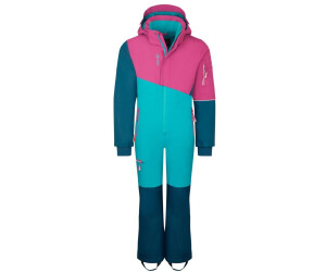 Trollkids Hallingdal Snowsuit Overall bunt dark turquoise bright berry madeira blue