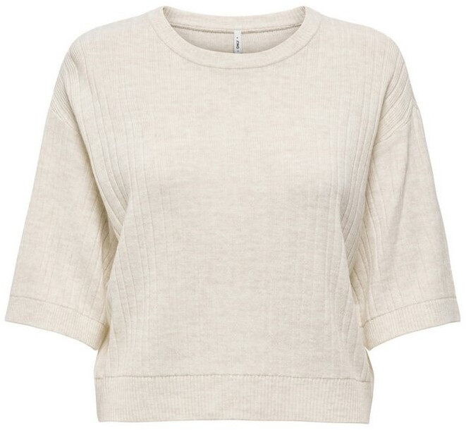 Only Onlthea T-Shirt Donna Con Pizzo Sul Girocollo - Maniche Corte, Morbida E Elasticizzata