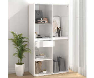 vidaXL Kosmetikschrank Hochglanz-Weiß 80x40x75 cm Holzwerkstoff (808843) ab 32,49 € (Oktober 2026)