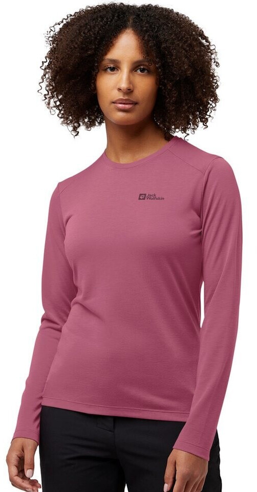 Jack Wolfskin Vonnan LS T-Shirt Damen rot lila