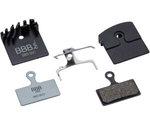 BBB Disc Brake Pad DiscStop Coolfin OrganischCool Sytem Shimano XT (ab 2012) schwarz/stahlblau