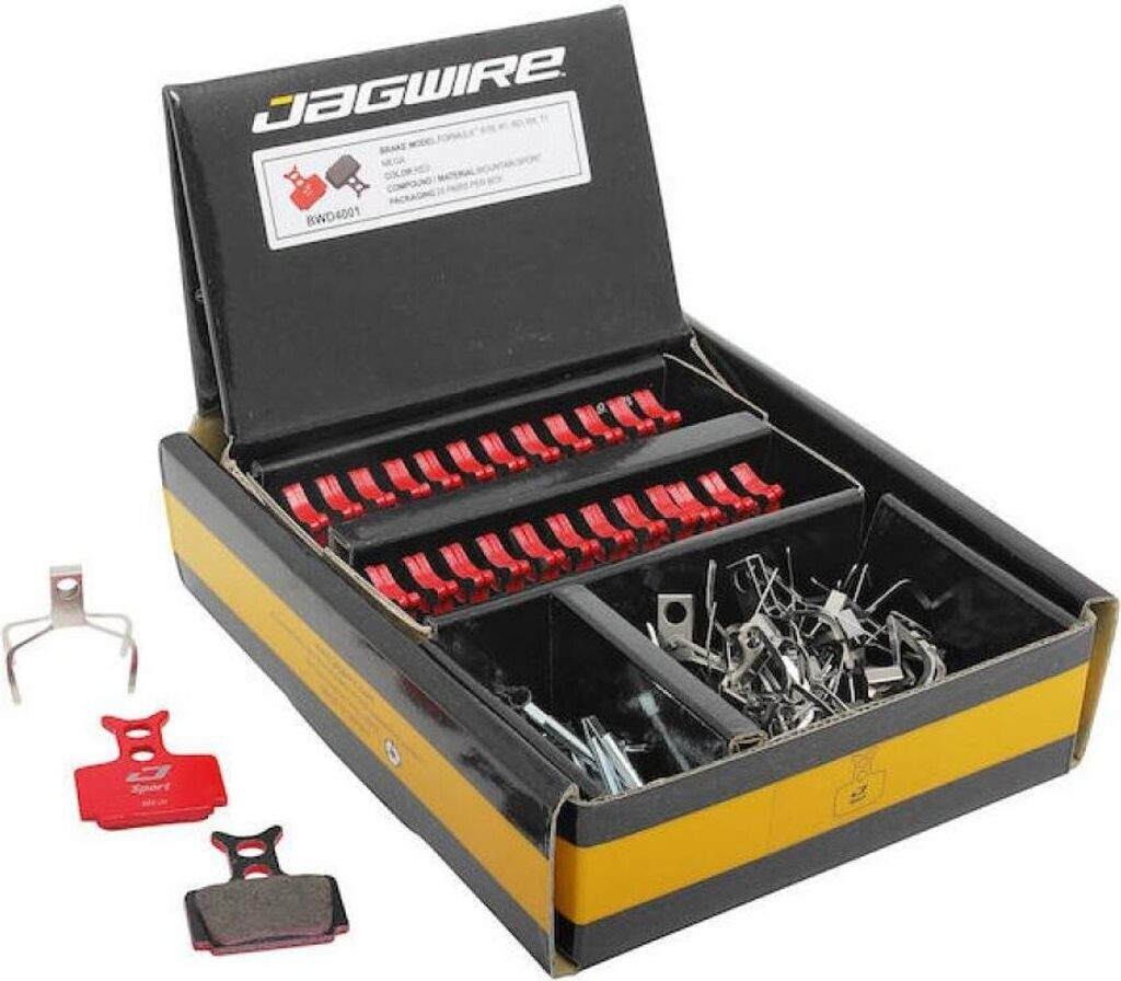 Jagwire Disc Brake Pad Disc Sport Semi-Metallic 25Stk Werkstattverpackung