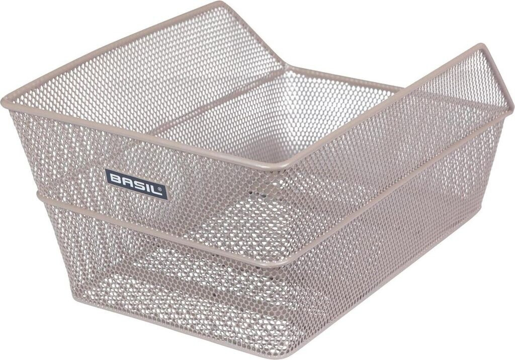 Panier Vélo Avant Basil CENTO Flower S - Vert Olive - Pour Porte-bagages - Neuf