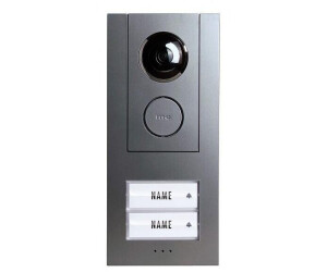 M-E Modern Electronics Vistus VD ALU-620A Video Door Intercom Outdoor Unit Anthracite for 2-Family House (41179)