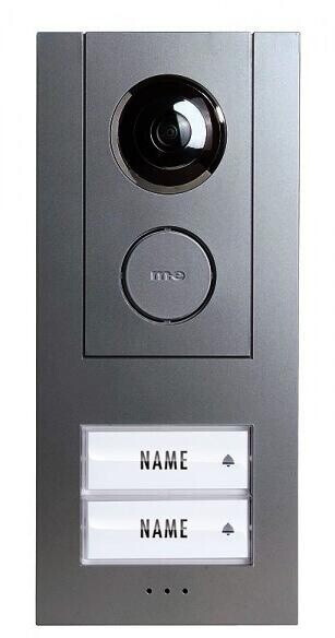 M-E Modern Electronics Vistus VD ALU-620A Video Door Intercom Outdoor Unit Anthracite for 2-Family House (41179)