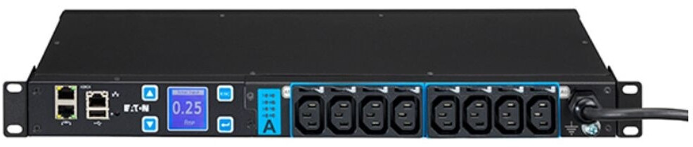 Eaton Unité de distribution d'énergie ePDU G3 Managed 1U C20 16A 1P 8xC13 Noir (EMAH28)