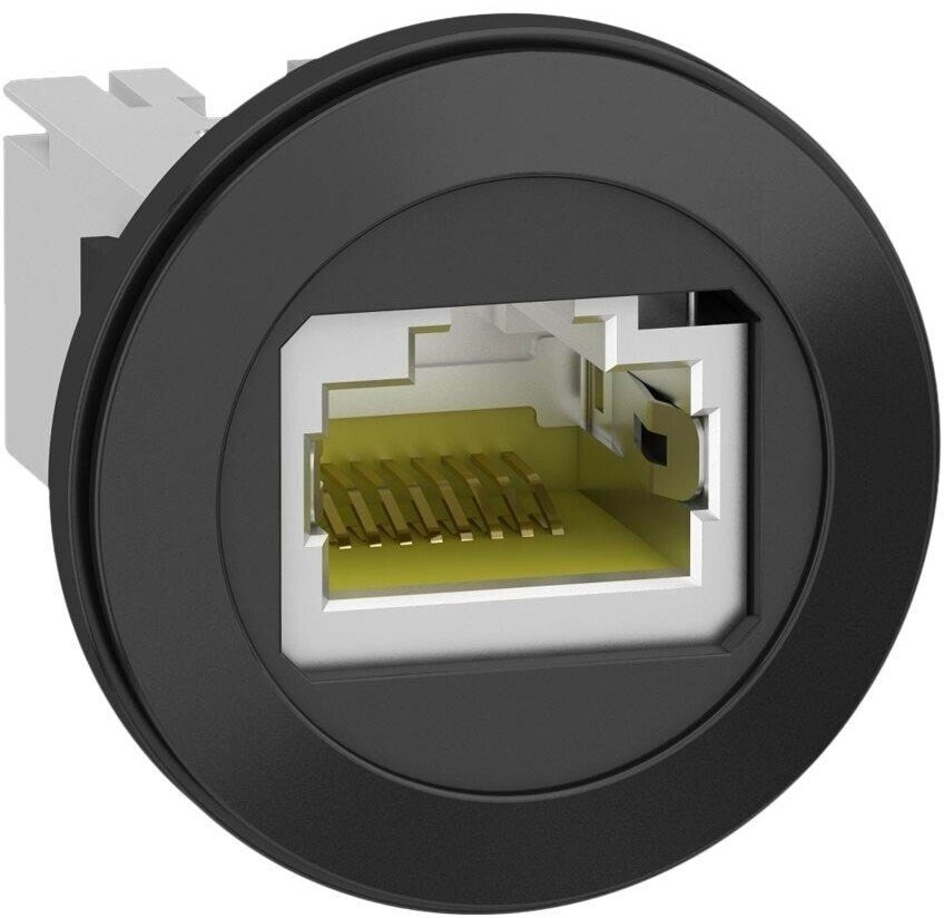 Schneider Electric RJ45 Einbaubuchse, Ø 22mm, schwarz (XB5PRJ45)