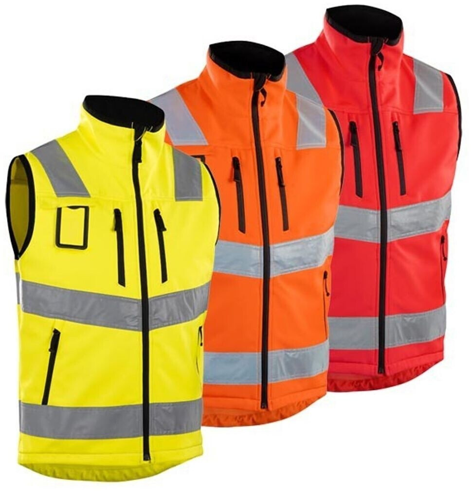 Blakläder Softshell Weste High Vis Rot (304925175500)