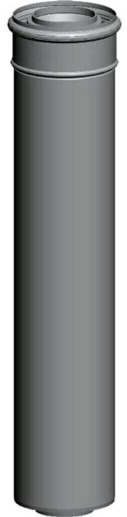 Wolf Air/Exhaust pipe DN60/100 concentric 1000 mm, plug-in, white (2651725)