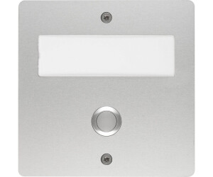 Grothe ETA Funk AP ALU Funk-Klingelplatte mit Namensschild Aluminium (43452)