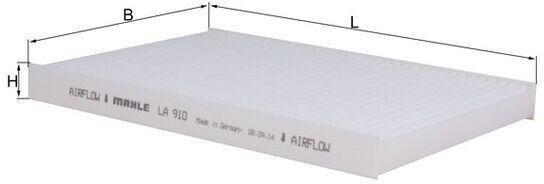 Mahle Innenraumfilter (LA 910), Bild 4