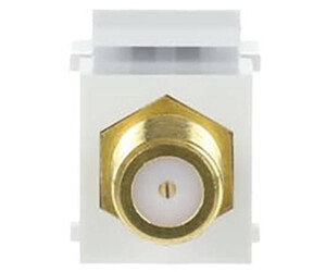 Busch-Jaeger F-connector module Keystone alpine white (0229/22) (2CKA000230A0476)