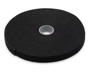Digitus Hook-and-loop fastener tape on roll 10m x 15mm x 2.6mm black (AK-770905-100-S)