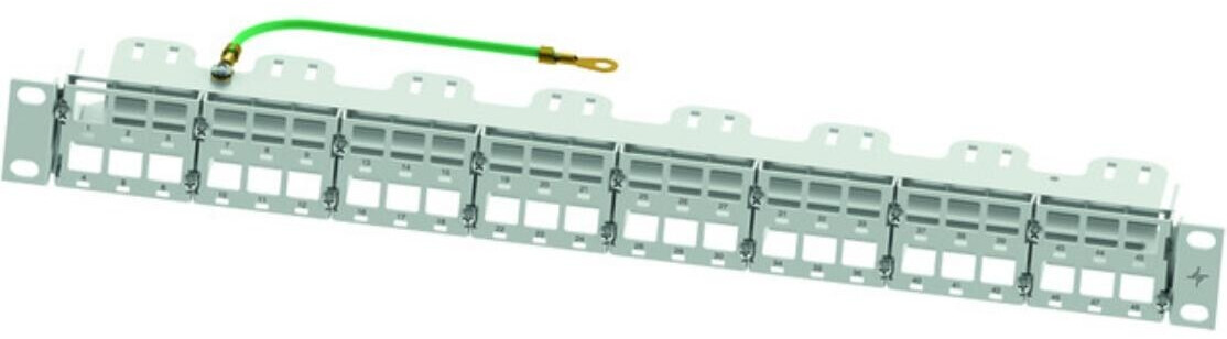 Telegärtner Support de module AMJ 1HE 482,6mm 19Z pour 48 modules gris clair (H02025A0236)