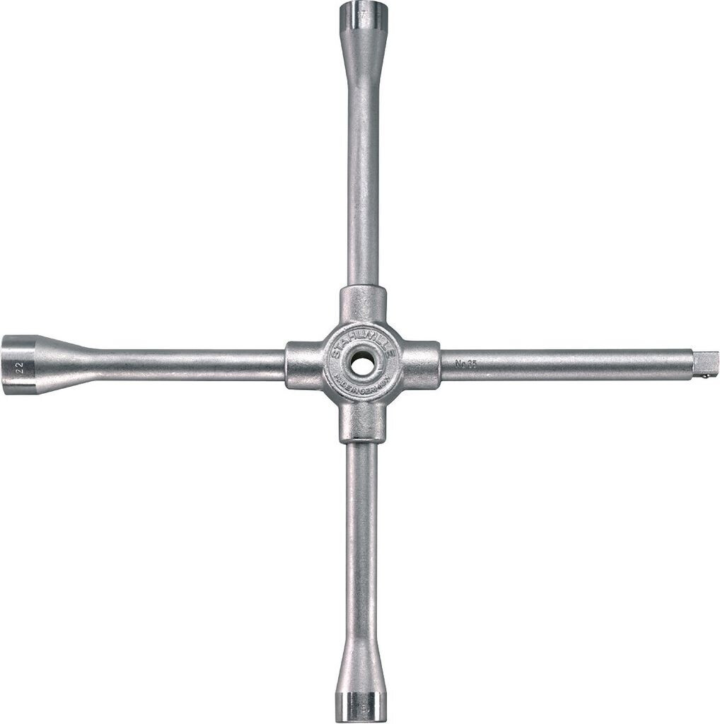 Stahlwille Cross Wheel Wrench 34 C LKW 24 x 27 x 32 x 20 (3/4" square) (43030005)