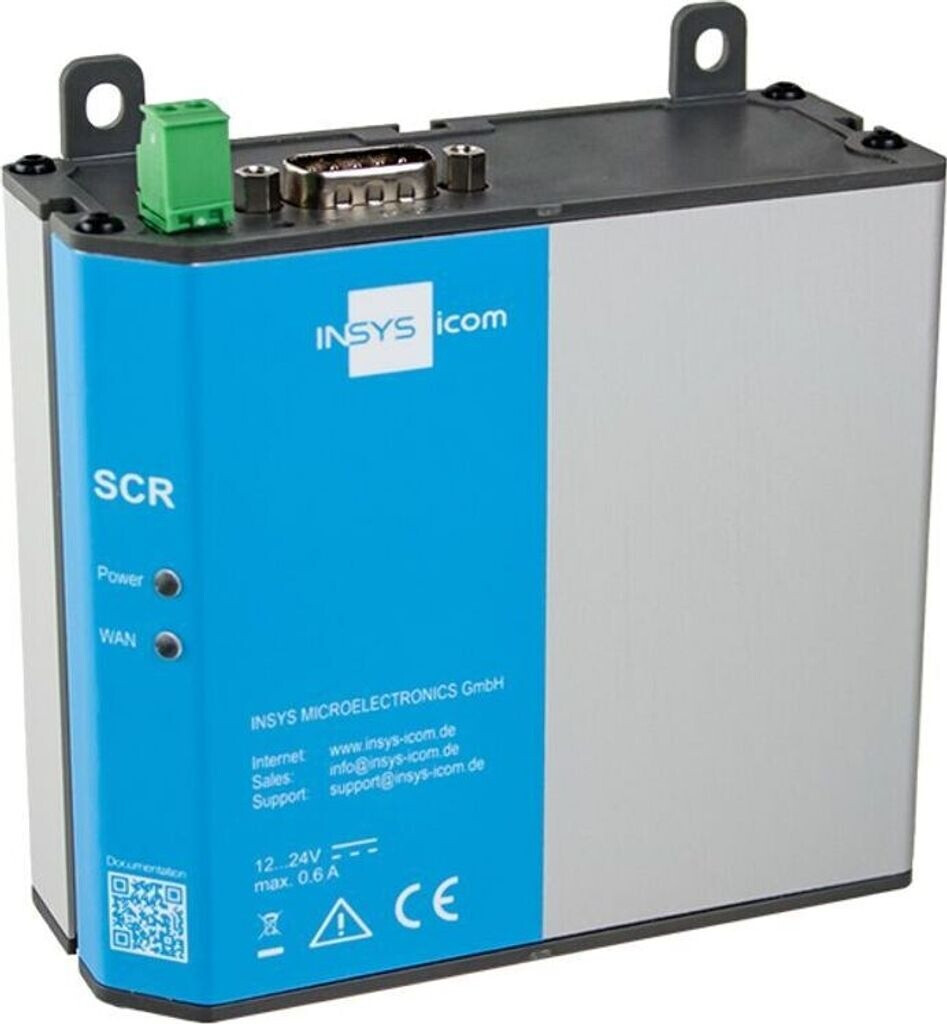 INSYS SCR-E200 Routeur LAN 2xLAN 1xRS232 (10020726)