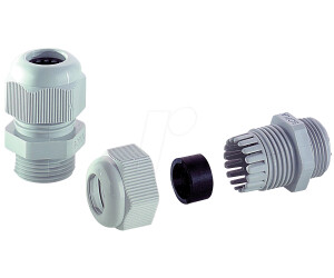 Jacob Cable gland PG21, 13-18 mm, polyamide, grey, IP68 (50.021 PA7035)